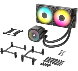 Slika izdelka: Vodno hlajenje Corsair NAUTILUS 240 RS - 240mm ARGB črna (CW-9060092-WW)