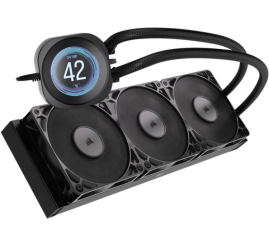 Slika izdelka: Vodno hlajenje Corsair Nautilus RS LCD - 360mm črna (CW-9061033-WW)