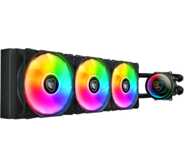 Slika izdelka: Vodno hlajenje Cougar Poseidon Elite - 360mm ARGB črna (CGR-PSDELRGB-B-360)