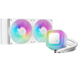 Slika izdelka: Vodno hlajenje DeepCool LE240 V2 - 240mm ARGB bela (R-LE240-WHAMMN-G-2)