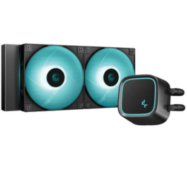 Slika izdelka: Vodno hlajenje DeepCool LE500 Marrs - 240mm LED osvetlitev črna (R-LE500-BKLNMG-G-1)