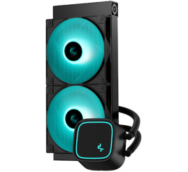 Slika izdelka: Vodno hlajenje DeepCool LE500 Marrs - 240mm LED osvetlitev črna (R-LE500-BKLNMG-G-1)