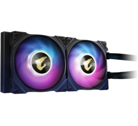 Slika izdelka: Vodno hlajenje Gigabyte AORUS WaterForce Cooler X240 - 240mm ARGB črna (GP-AWATERFORCEX240) 