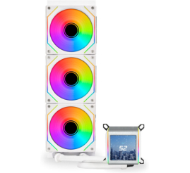Slika izdelka: Vodno hlajenje Lian-Li GALAHAD II LCD 360 SL-Infinity - 360mm ARGB bela (GA2ALCD36INW) 