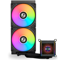 Slika izdelka: Vodno hlajenje Lian-Li GALAHAD II LCD 280 - 280mm ARGB črna (GA2ALCD28B) 