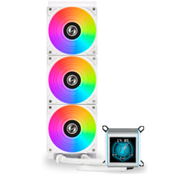 Slika izdelka: Vodno hlajenje Lian-Li GALAHAD II LCD 360 - 360mm ARGB bela (GA2ALCD36W) 