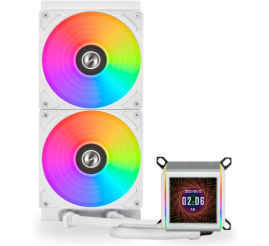 Slika izdelka: Vodno hlajenje Lian-Li GALAHAD II LCD 280 - 280mm ARGB bela (GA2ALCD28W) 