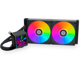 Slika izdelka: Vodno hlajenje Lian-Li GALAHAD II LCD 280 - 280mm ARGB črna (GA2ALCD28B) 