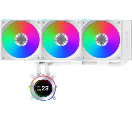Slika izdelka: Vodno hlajenje Lian-Li HYDROSHIFT II LCD-C - 360mm ARGB bela (WASE-941)