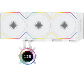 Slika izdelka: Vodno hlajenje Lian-Li HYDROSHIFT II LCD-C 360TL - 360mm RGB bela (GHS2LCD36TW) 