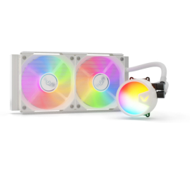 Slika izdelka: Vodno hlajenje Valkyrie A240 - 240mm ARGB bela (VK-AIOA240W)
