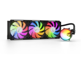 Slika izdelka: Vodno hlajenje Valkyrie A360 - 360mm ARGB črna (VK-AIOA360B)