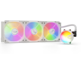 Slika izdelka: Vodno hlajenje Valkyrie A360 - 360mm ARGB bela (VK-AIOA360W)