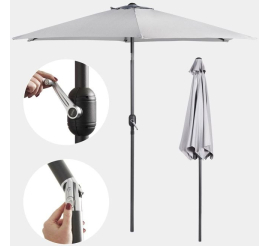 Slika izdelka: VonHaus 2,7M senčnik samostoječi UV30+ siv