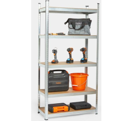 Slika izdelka: VonHaus 5 stopenjski galvaniziran regal 1.8m
