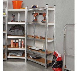 Slika izdelka: VonHaus 5 stopenjski galvaniziran regal 1.8m