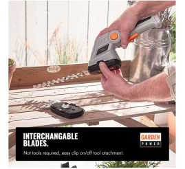 Slika izdelka: VonHaus akumulatorske škarje za grmičevje in travo 