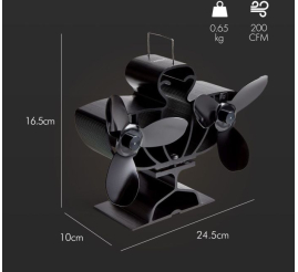 Slika izdelka: VonHaus dvojni ventilator za kamin