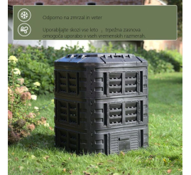 Slika izdelka: VonHaus Kompostnik - 360L črn 2500596