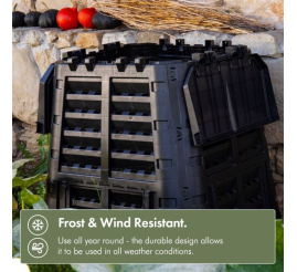 Slika izdelka: VonHaus Kompostnik - 480L črn 2500597