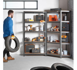 Slika izdelka: VonHaus kotni regal s 5 policami