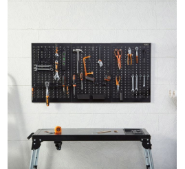 Slika izdelka: VonHaus kovinska tabla za orodje z nosilci  