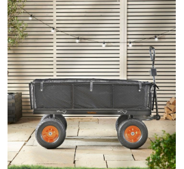 Slika izdelka: VonHaus vrtni voziček, mrežasti