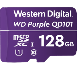 Slika izdelka: WD 128GB Purple QD101 SC Ultra Endurance Class 10 UHS 1(U1) microSDXC kartica