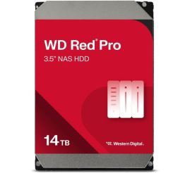 Slika izdelka: WD 14TB Red Pro 3,5" SATA 6Gb/s 7200rpm 512MB HDD disk
