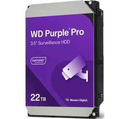 Slika izdelka: WD 22TB Purple Pro 3,5" SATA 6Gb/s 7200rpm 512MB HDD disk