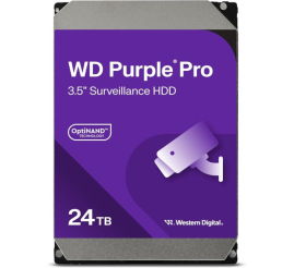 Slika izdelka: WD 24TB Purple Pro 3,5" SATA 6Gb/s 7200rpm 512MB HDD disk