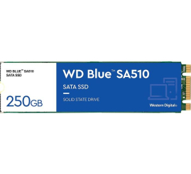 Slika izdelka: WD 250GB Blue SA510 M.2 2280 SATA 6Gb/s SSD disk