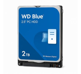 Slika izdelka: WD 2TB Blue 2,5" SATA 6Gb/s 5400rpm 128MB HDD disk