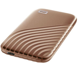 Slika izdelka: WD 2TB My Passport SSD Gold NVMe USB 3.2 zunanji SSD disk