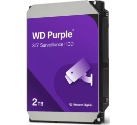Slika izdelka: WD 2TB Purple 3,5" SATA 6Gb/s 5400rpm 64MB HDD disk