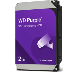 Slika izdelka: WD 2TB Purple 3,5" SATA 6Gb/s 5400rpm 64MB HDD disk