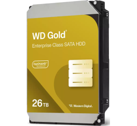 Slika izdelka: WD 26TB Gold 3,5" SATA 6Gb/s 7200rpm 512MB HDD disk