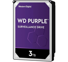 Slika izdelka: WD PURPLE 3TB 3,5" SATA3 256MB 5400rpm (WD33PURZ) trdi disk