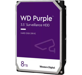 Slika izdelka: WD Purple 8TB 3,5" SATA3 256MB 5640rpm (WD85PURZ) trdi disk