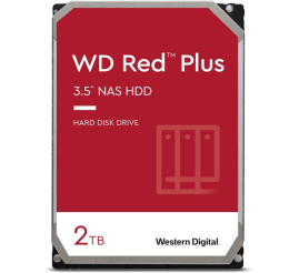 Slika izdelka: WD Red Plus 2TB SATA3 3,5" 64MB (WD20EFPX) NAS trdi disk