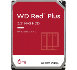 Slika izdelka: WD Red Plus 6TB 3,5" SATA3 256MB WD60EFPX NAS trdi disk