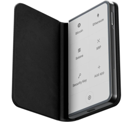 Slika izdelka: Zaščitni ovitek za Ledger Stax Magnetic Shell, siv