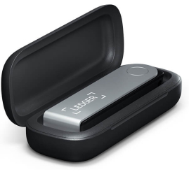 Slika izdelka: Zaščitni ovitek za strojno denarnico Ledger Nano X Case, črn