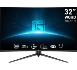 Slika izdelka: Zaslon MSI G32CQ5P / 31.5" / WQHD / 170Hz / 1ms (MPRT) / ukrivljen / črn - nastavljiv po višini