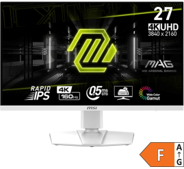 Slika izdelka: Zaslon MSI MAG 274URFW 27" / 4K UHD / 160Hz / 0,5ms (GTG) (bel) – nastavljiv po višini - PD 15W