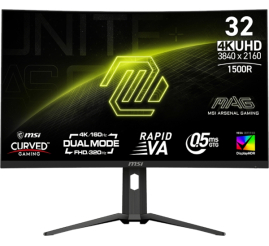 Slika izdelka: Zaslon MSI MAG 321CUPDF / 31.5" / UHD / VA / 160Hz / 0.5ms (GtG) / črn - nastavljiv po višini - PD 15W