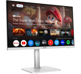 Slika izdelka: Zaslon MSI Modern MD272UPSW / 27" / 4K UHD / IPS / 60Hz / 4ms (GtG) / KVM / bel - nastavljiv po višini - PD 65W