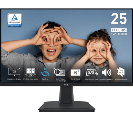 Slika izdelka: Zaslon MSI PRO MP251 / 24.5" / FHD / IPS / 100Hz / 1ms (MPRT) / črn