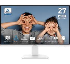 Slika izdelka: Zaslon MSI PRO MP273QW E2 27" / WQHD / IPS / 100Hz / 1ms MPRT (bel)