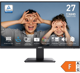 Slika izdelka: Zaslon MSI PRO MP273U / 27" / UHD / IPS / 60Hz / 4ms (GtG) / črn
